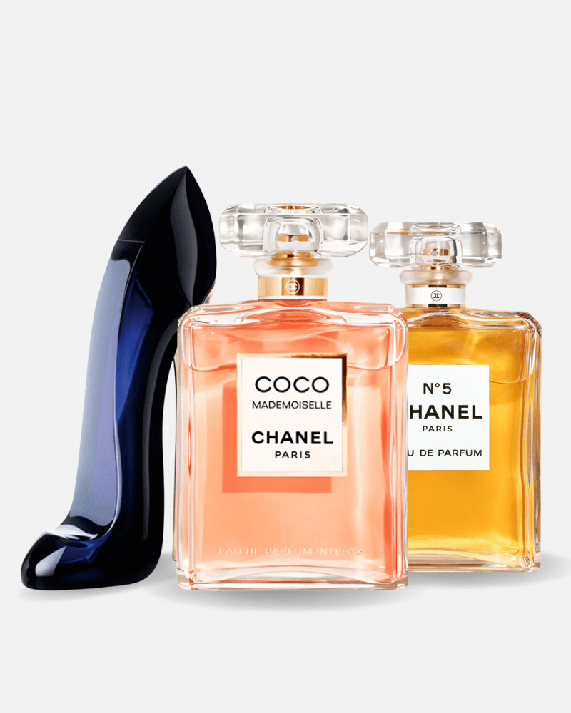 Set di 3 profumi: GOOD GIRL, COCO MADEMOISELLE, Chanel Nº5 100ml