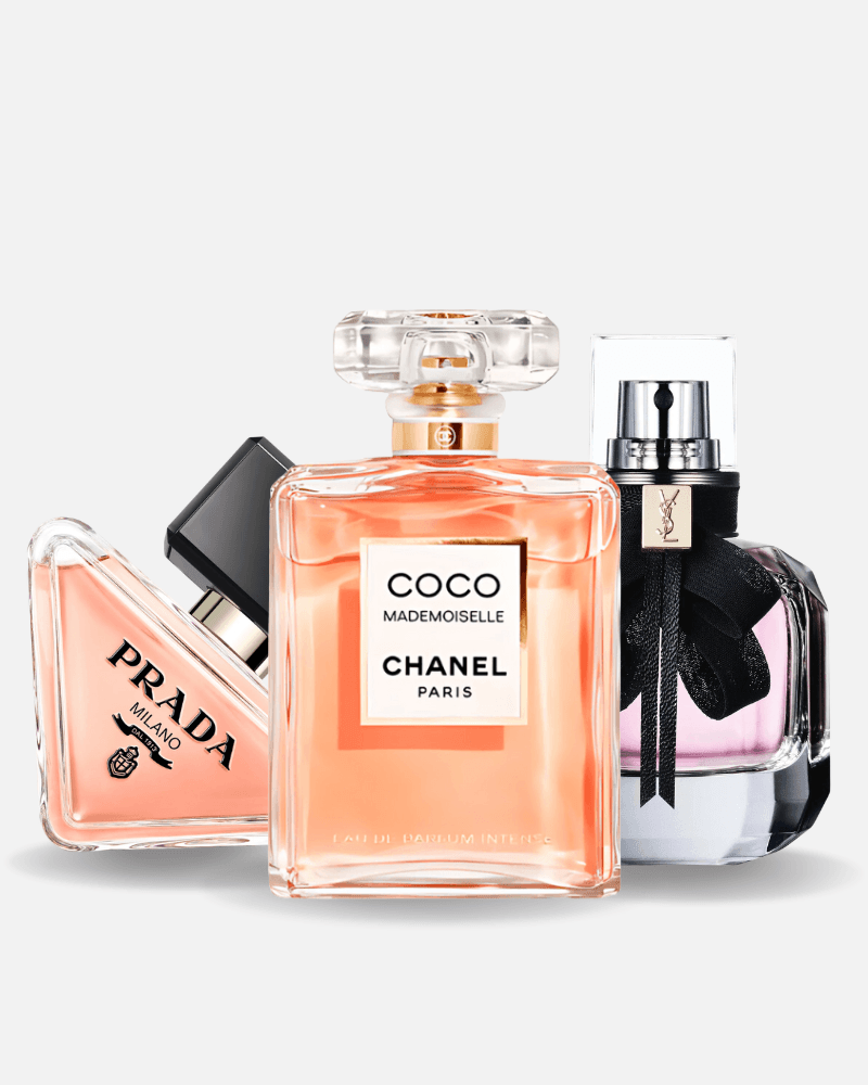 Set di 3 profumi: Prada Prada PARADOXE, COCO MADEMOISELLE, MON PARIS 100ml