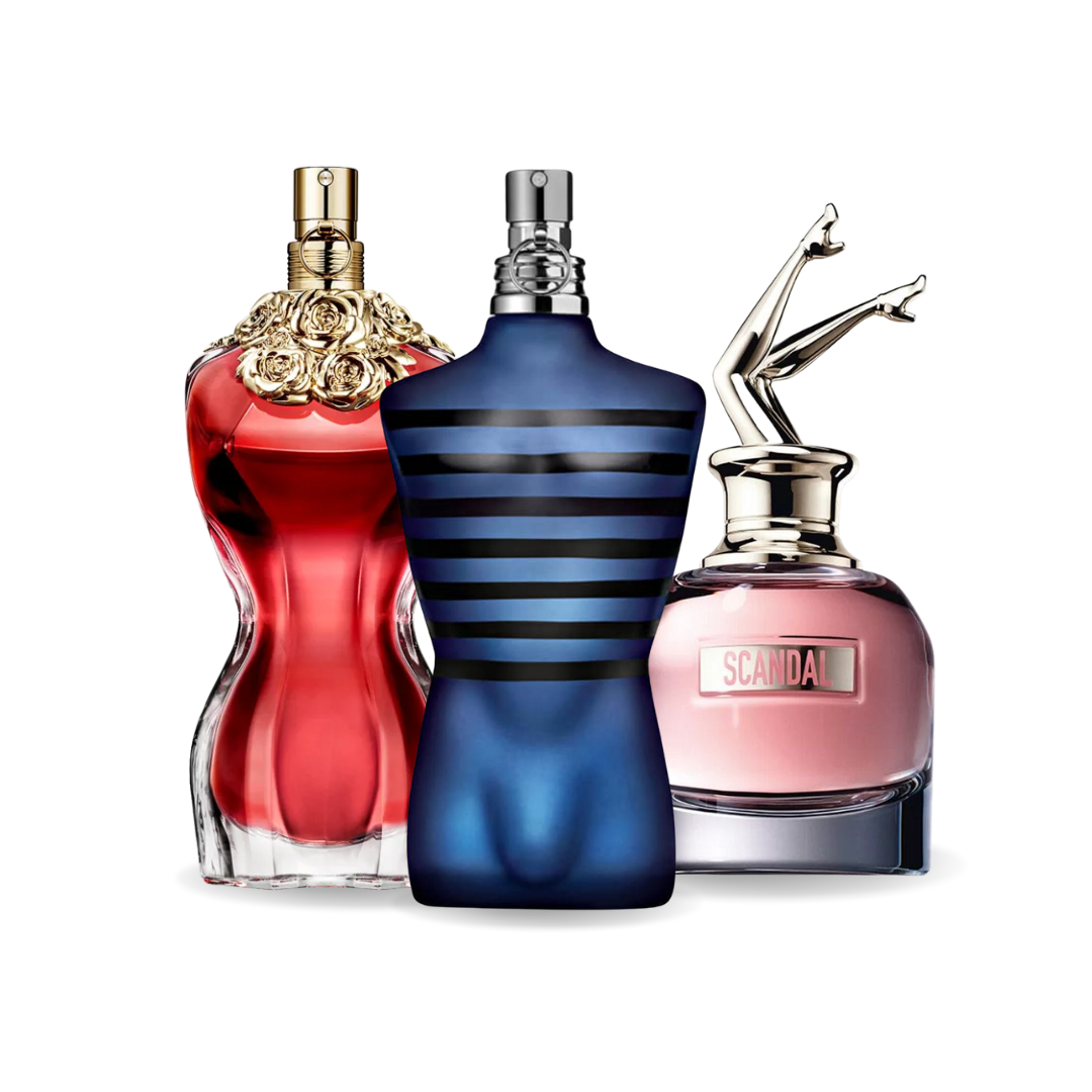 Combo de 3 Perfumes: LA BELLE, ULTRA MALE, Gaultier SCANDAL 100ml