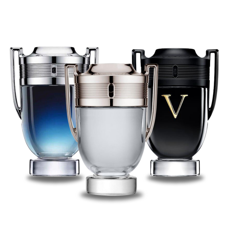 Combo de 3 Perfumes: Paco Rabanne: INVICTUS LEGEND, INVICTUS e INVICTUS VICTORY 100ml