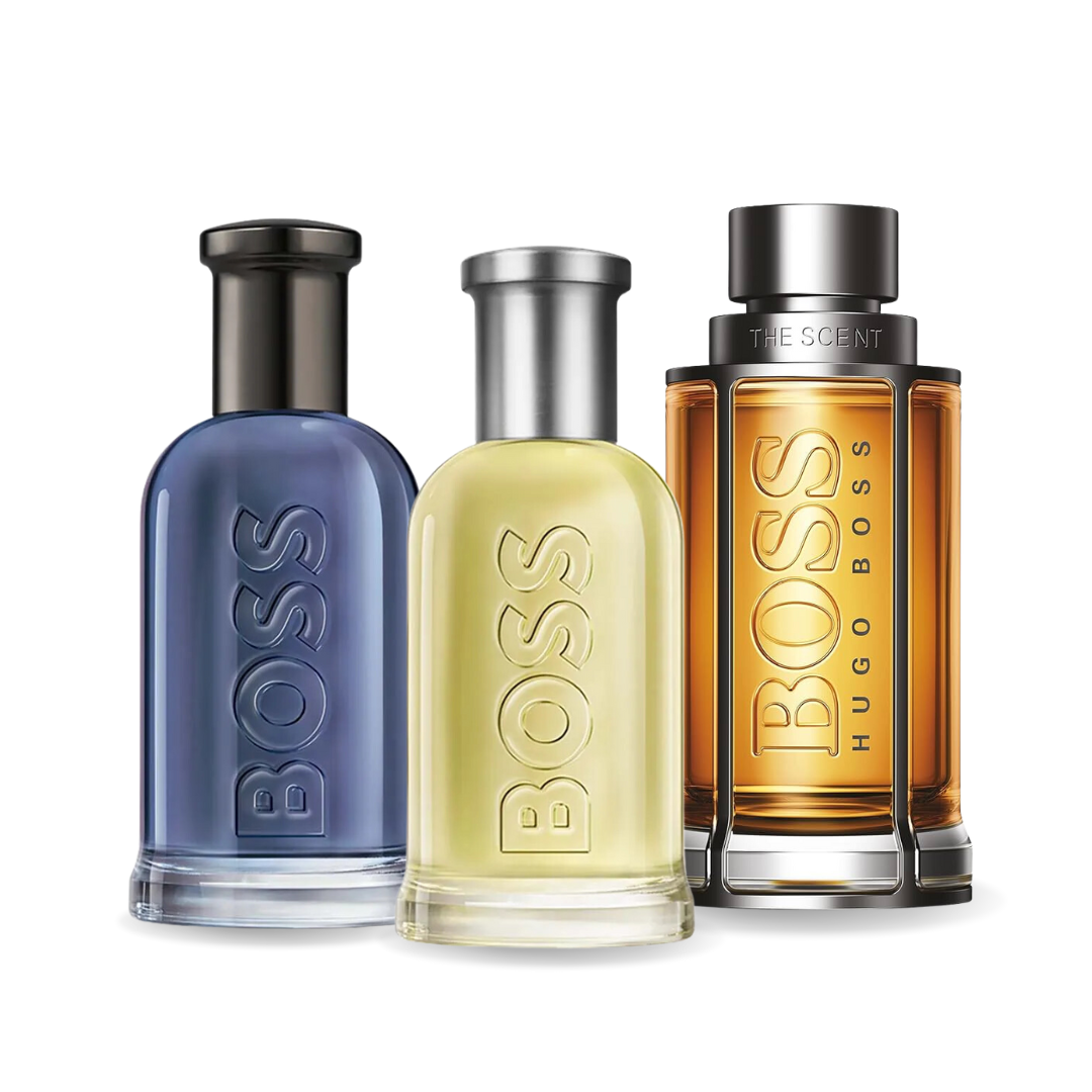 Combo de 3 Perfumes: BOSS THE SCENT, BOSS BOTTLED y BOTTLED INFINITE 100ml