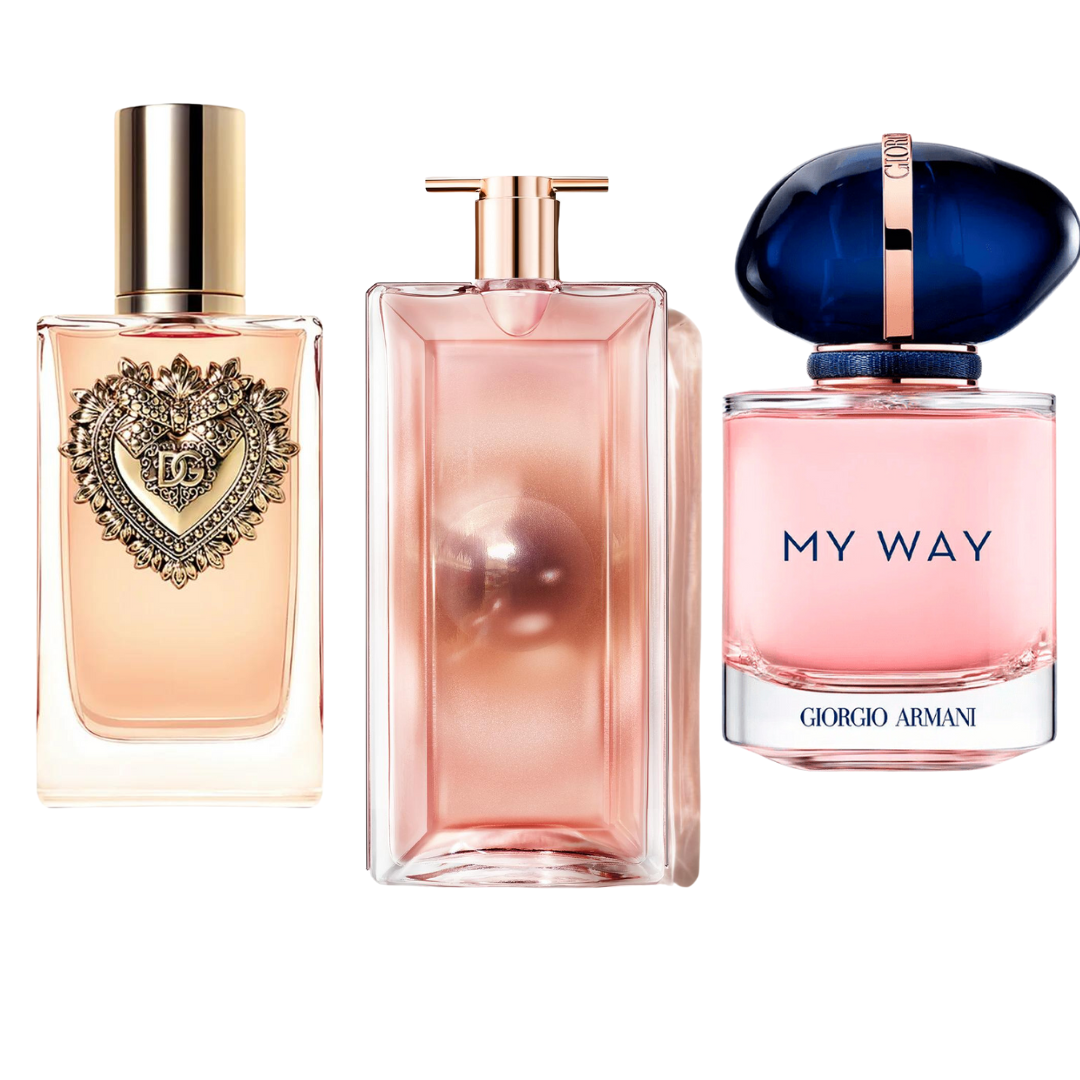 Combo de 3 Perfumes: Dolce & Gabanna Devotion, My Way Giorgio Armani, Lancôme Idôle 100ml